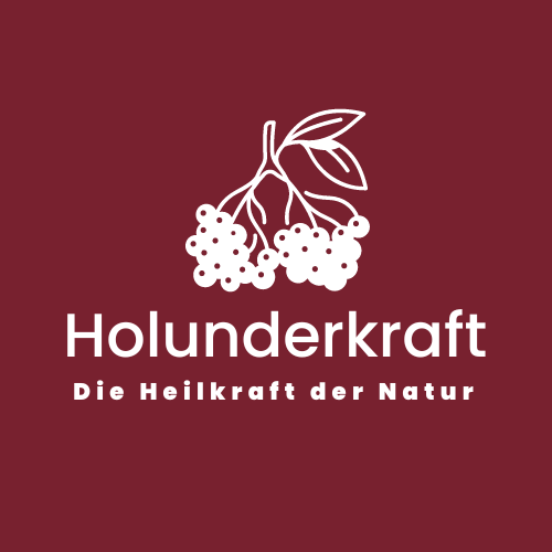 Auf diesem Bild ist das Logo von Holunderkraft zu sehen.